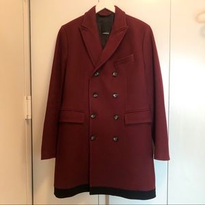 J. Lindeberg wine colored coat